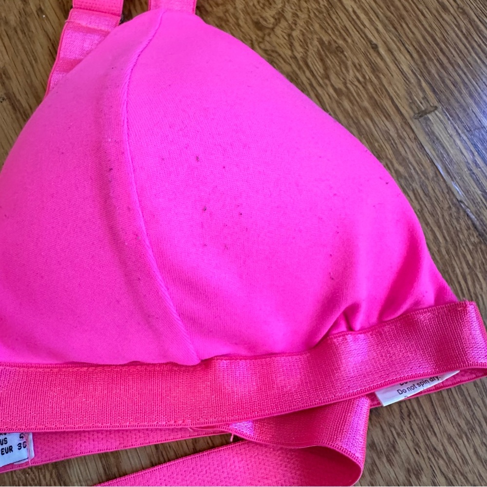 Lunalae Follow me bra & Lure you shorts sz US 4 hot pink Pole dance wear - Picture 3 of 14